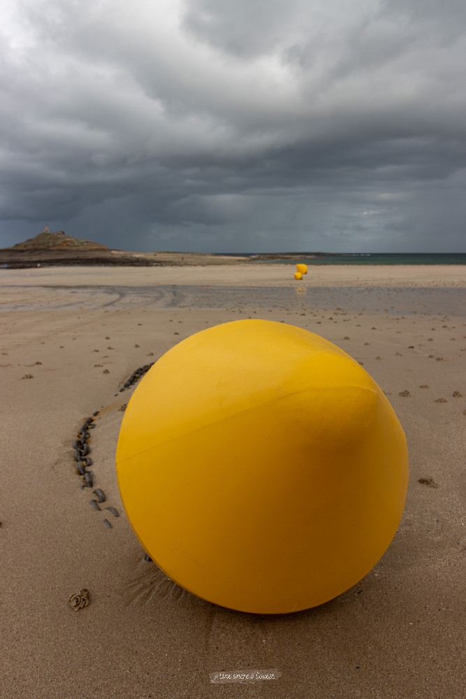 plage Saint-Michel l’îlot avant pluie
